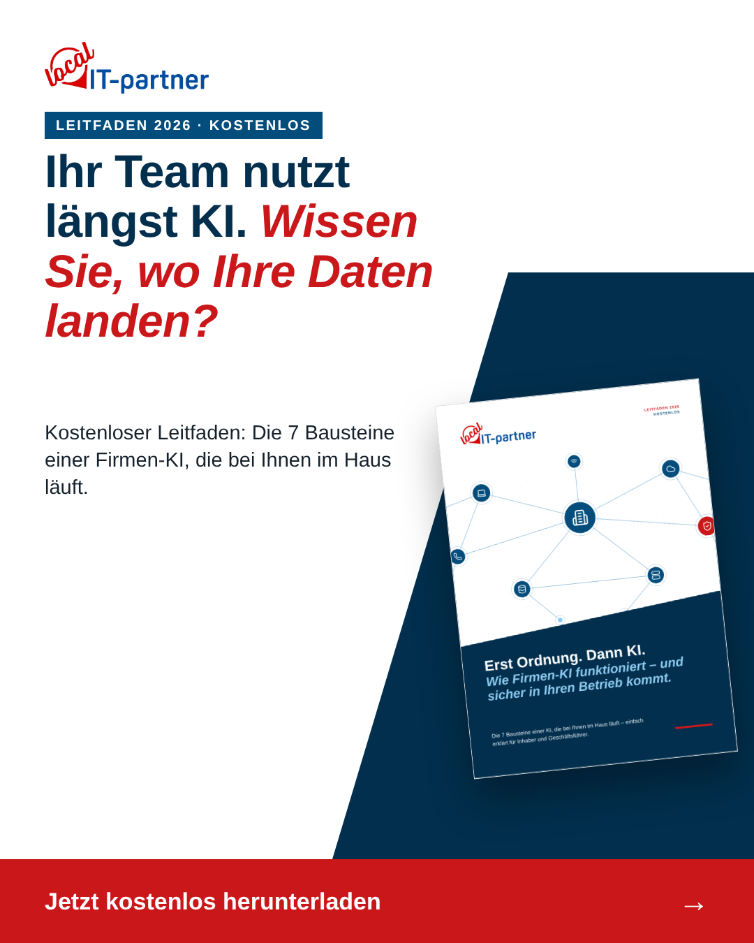 Erst Ordnung. Dann KI. – kostenloser Leitfaden 2026